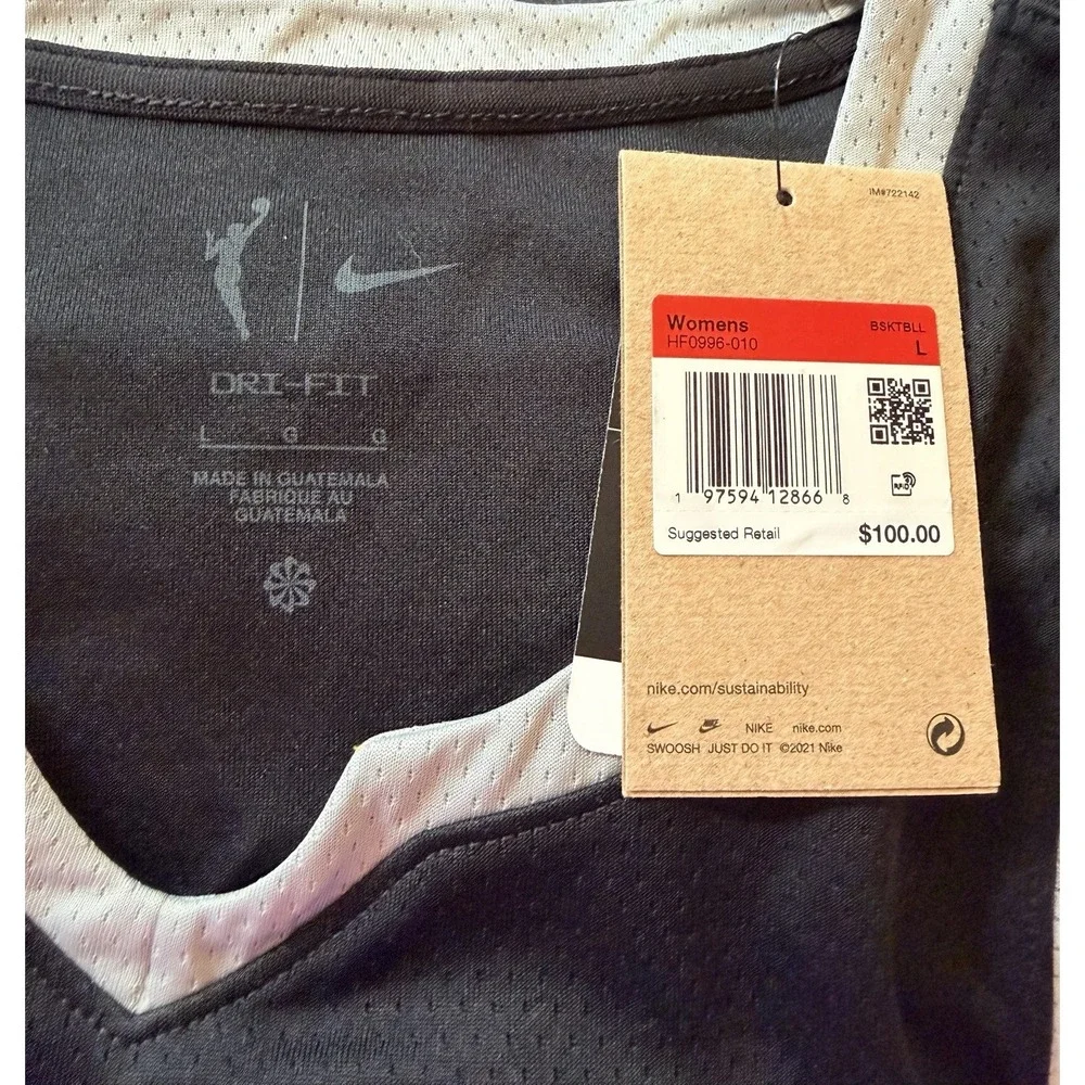 Nike WNBA Las Vegas Aces Aka Wilson Women's Explorer Edition Jersey Large NWT